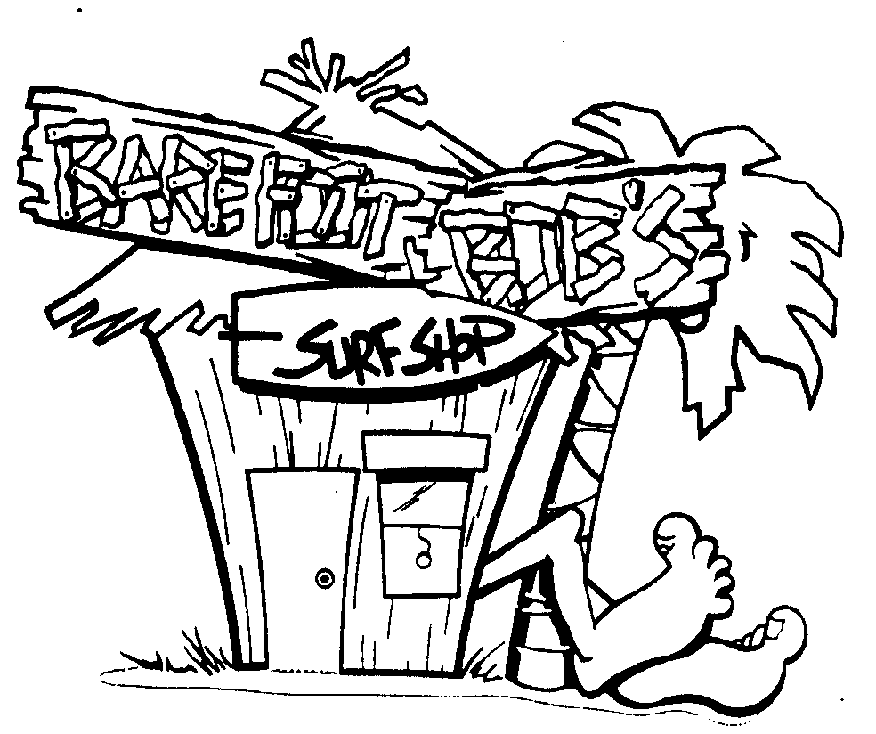 Trademark Logo BARE FOOT BOB'S SURF SHOP