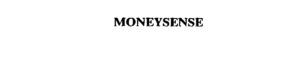 Trademark Logo MONEYSENSE