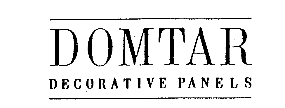 Trademark Logo DOMTAR DECORATIVE PANELS