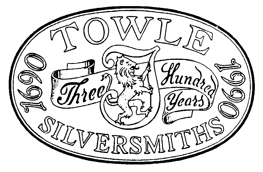 Trademark Logo TOWLE "THREE HUNDRED YEARS" 1690 SILVERSMITHS 1990