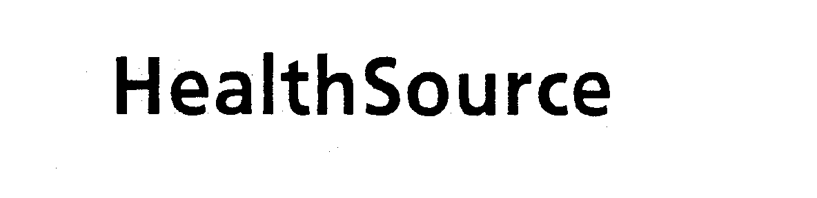 Trademark Logo HEALTHSOURCE