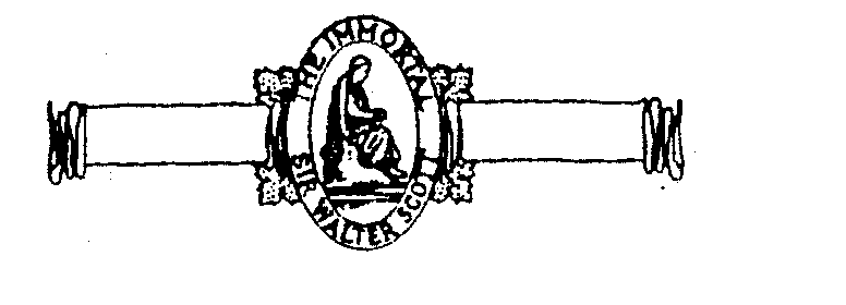 Trademark Logo THE IMMORTAL SIR WALTER SCOTT