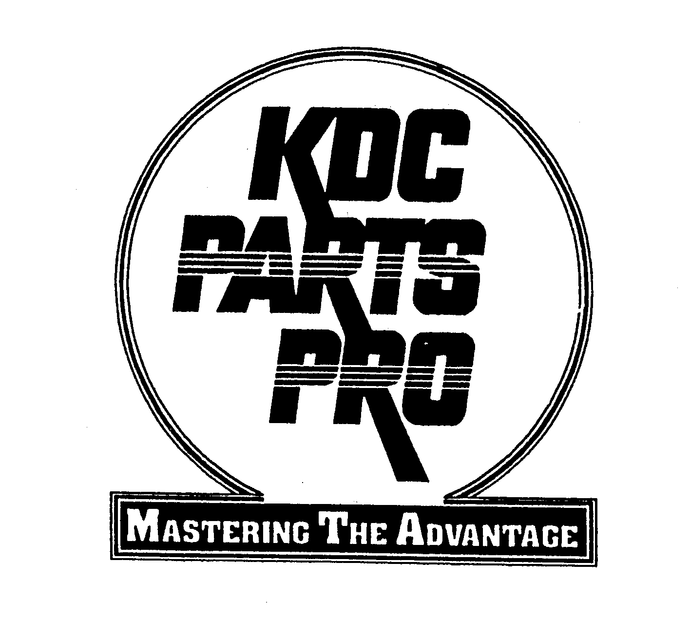 Trademark Logo KDC PARTS PRO MASTERING THE ADVANTAGE