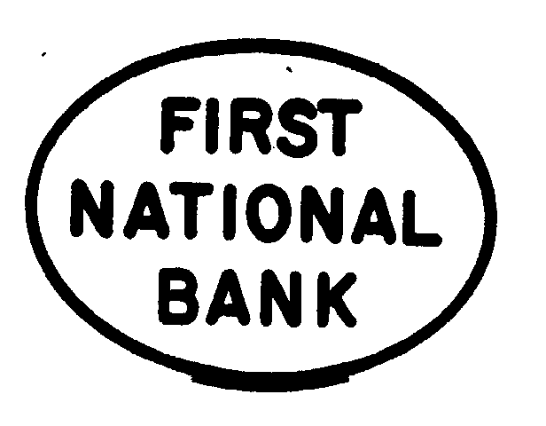 FIRST NATIONAL BANK