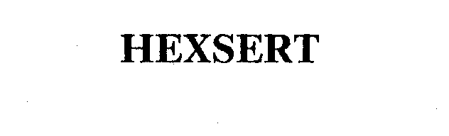 Trademark Logo HEXSERT