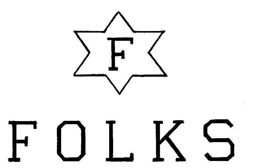Trademark Logo F FOLKS