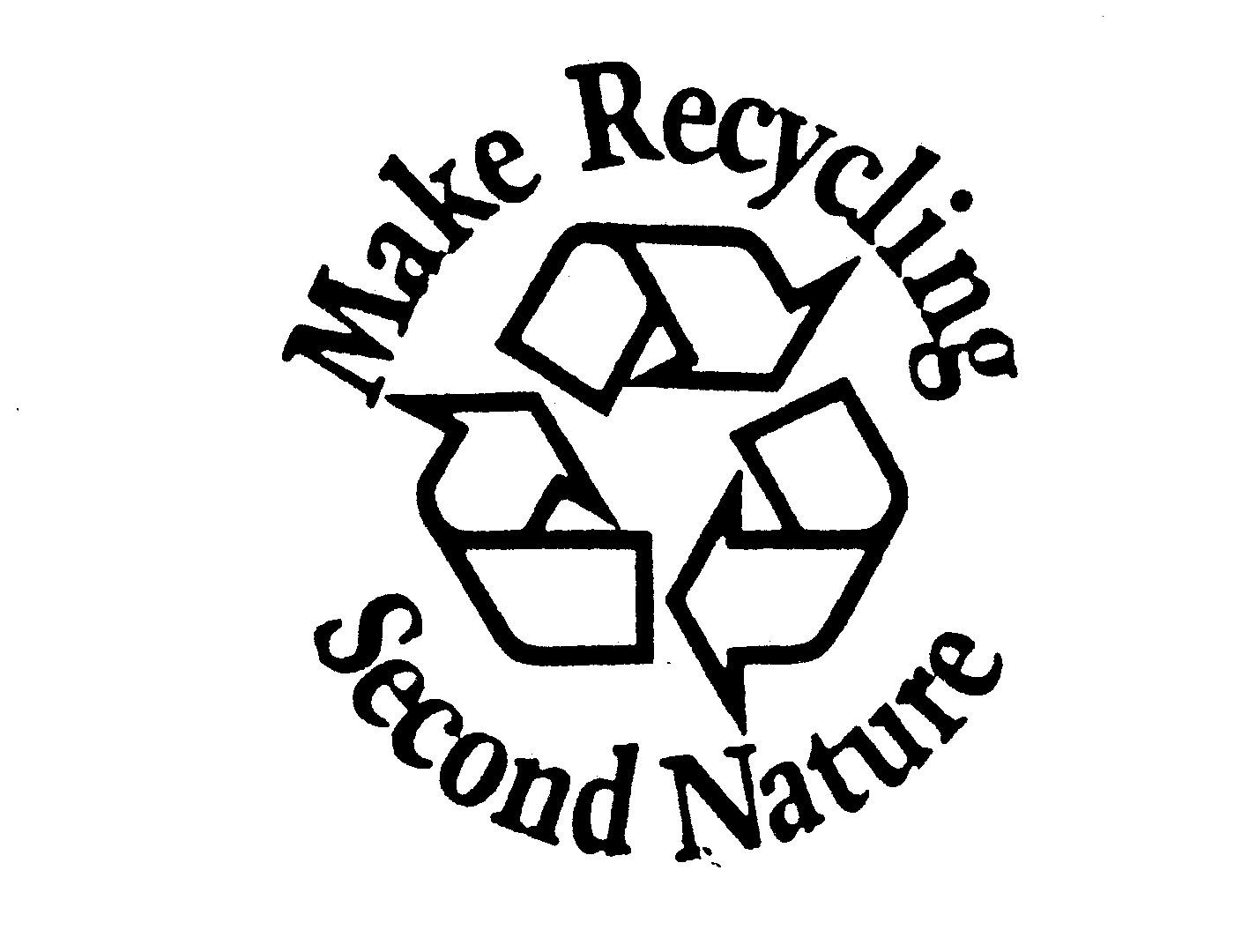 Trademark Logo MAKE RECYCLING SECOND NATURE