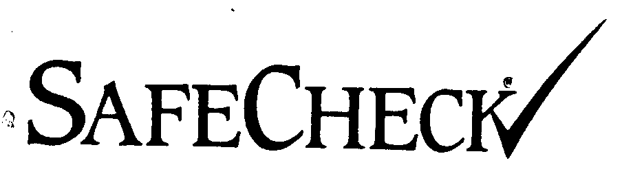 Trademark Logo SAFECHECK