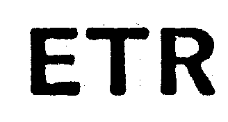 Trademark Logo ETR