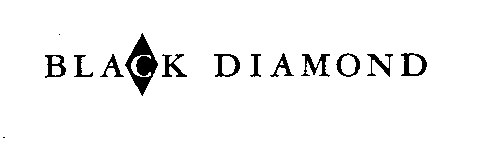 Trademark Logo BLACK DIAMOND