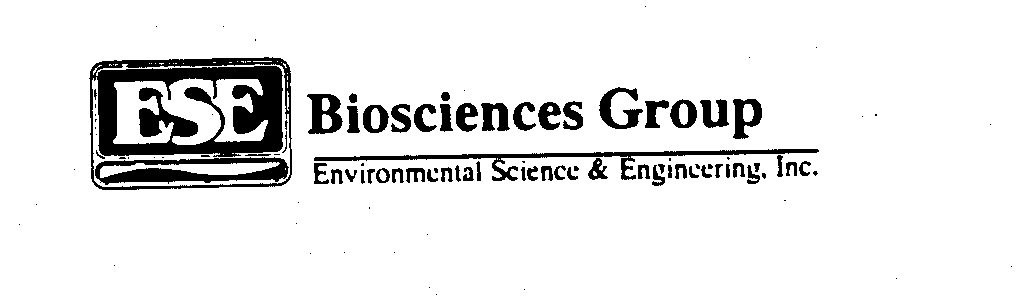  ESE BIOSCIENCES GROUP ENVIRONMENTAL SCIENCE &amp; ENGINEERING, INC.