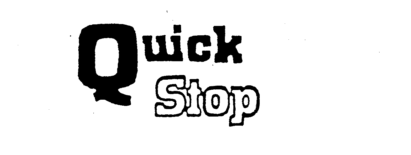 Trademark Logo QUICK STOP