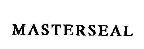 Trademark Logo MASTERSEAL