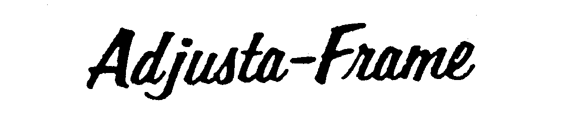 Trademark Logo ADJUSTA-FRAME