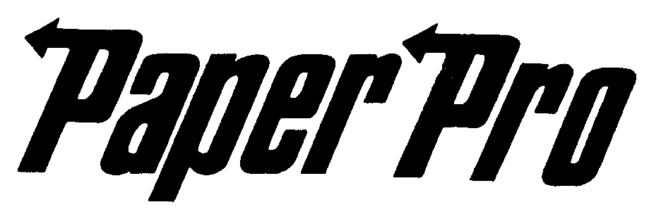 Trademark Logo PAPERPRO