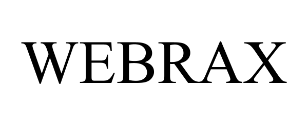 Trademark Logo WEBRAX