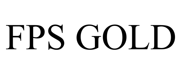 Trademark Logo FPS GOLD