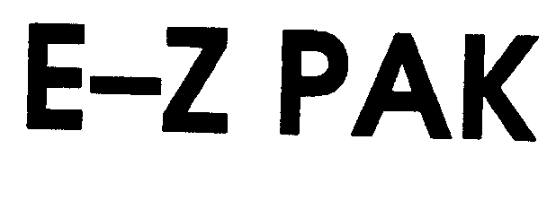 E-Z PAK