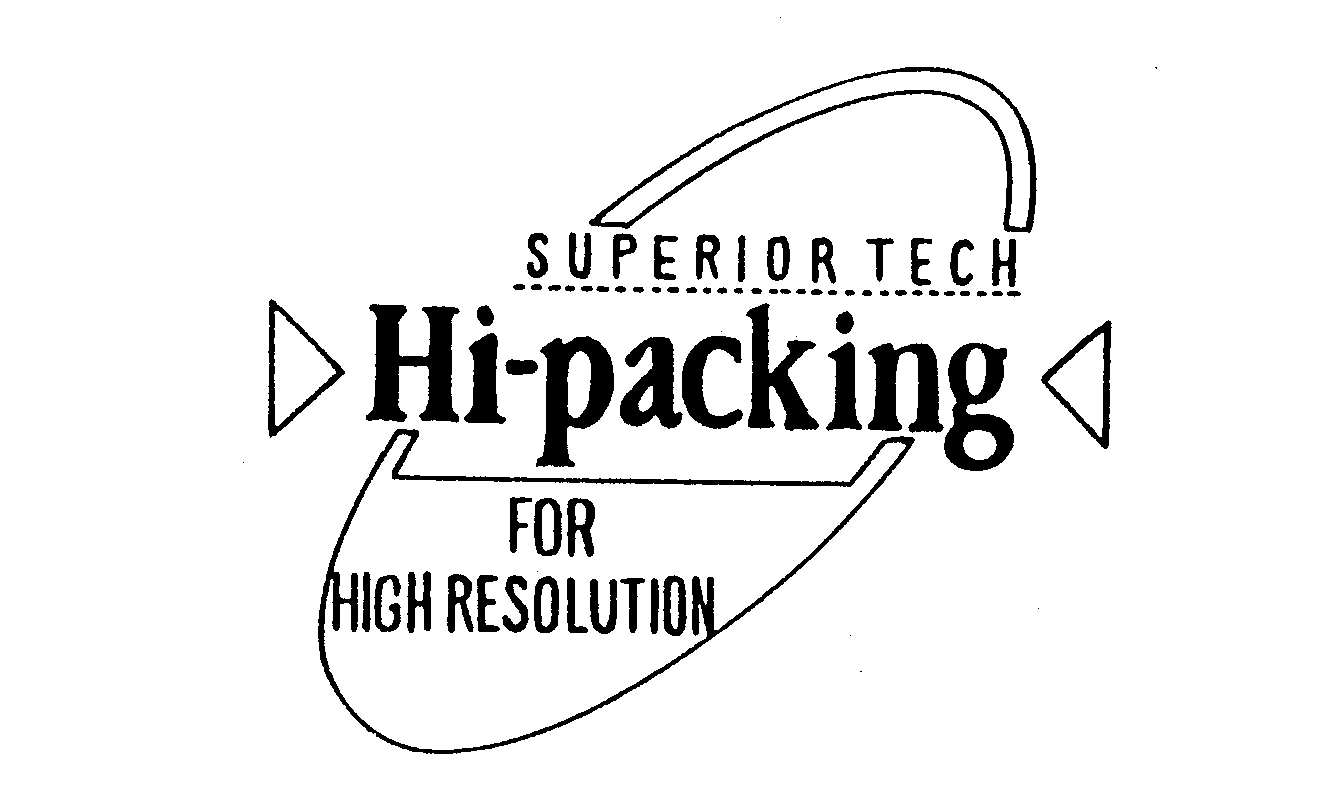 Trademark Logo SUPERIOR TECH HI-PACKING FOR HIGH RESOLUTION