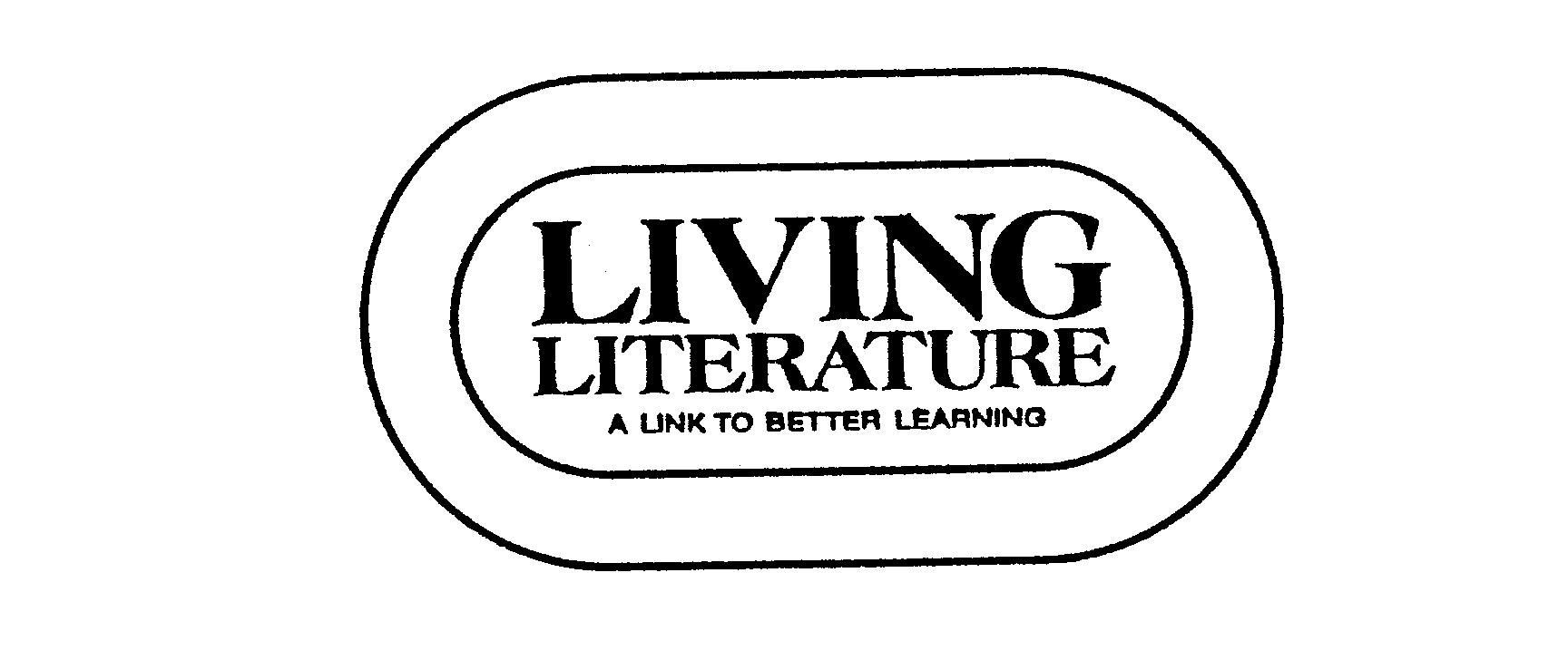 Trademark Logo LIVING LITERATURE A LINK TO BETTER LEARNING