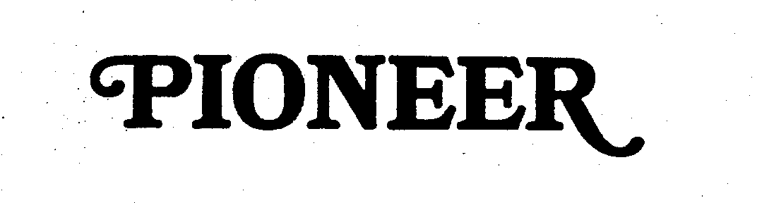 Trademark Logo PIONEER