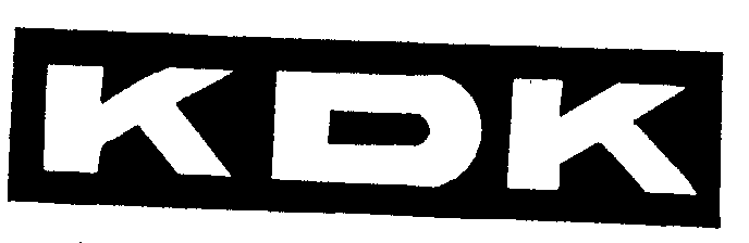 Trademark Logo KDK