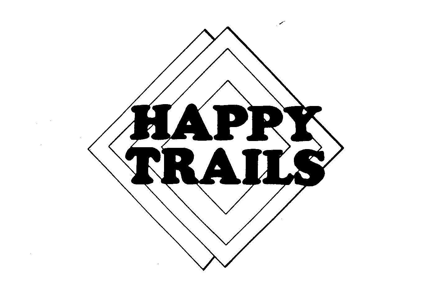 Trademark Logo HAPPY TRAILS