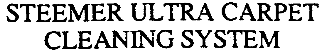 Trademark Logo STEEMER ULTRA CARPET CLEANING SYSTEM