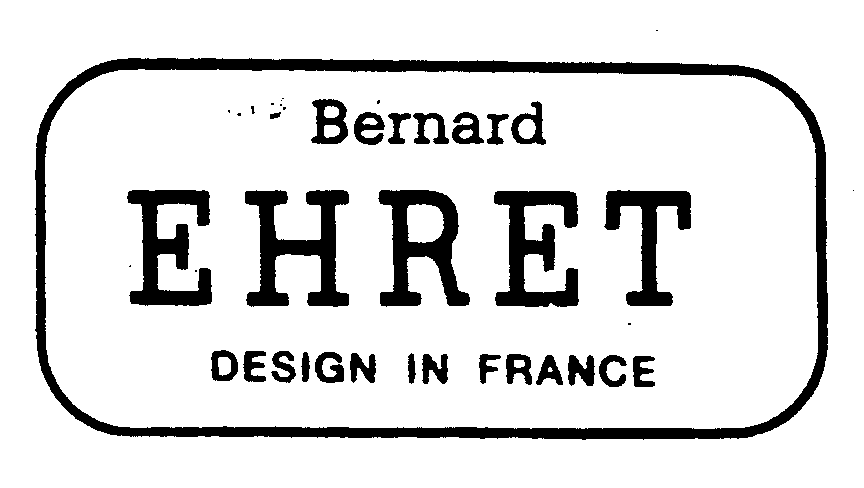 Trademark Logo BERNARD EHRET DESIGN IN FRANCE