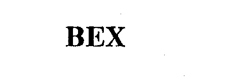 Trademark Logo BEX