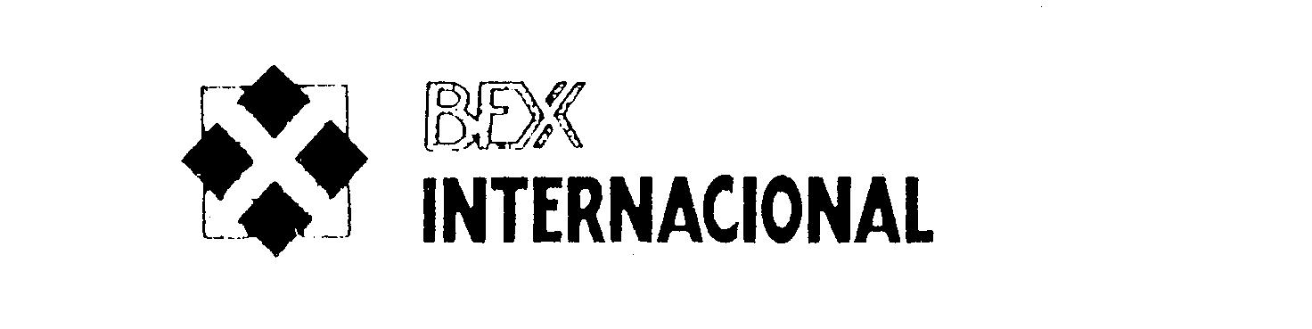 Trademark Logo BEX INTERNACIONAL