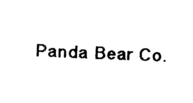  PANDA BEAR CO.