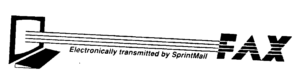 Trademark Logo FAX ELECTRONICALLY TRANSMITTED BY SPRINTMAIL