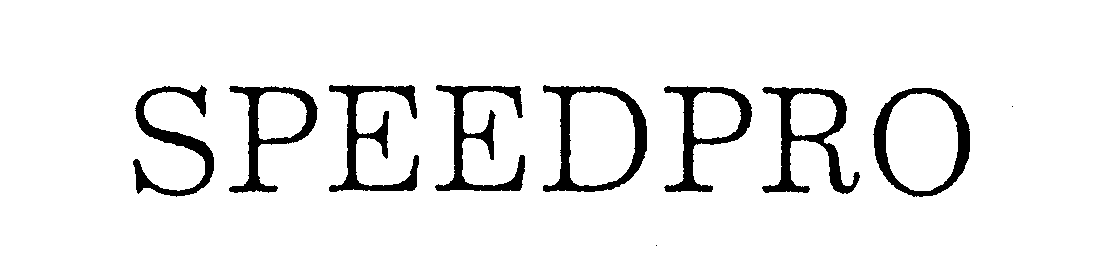 Trademark Logo SPEEDPRO