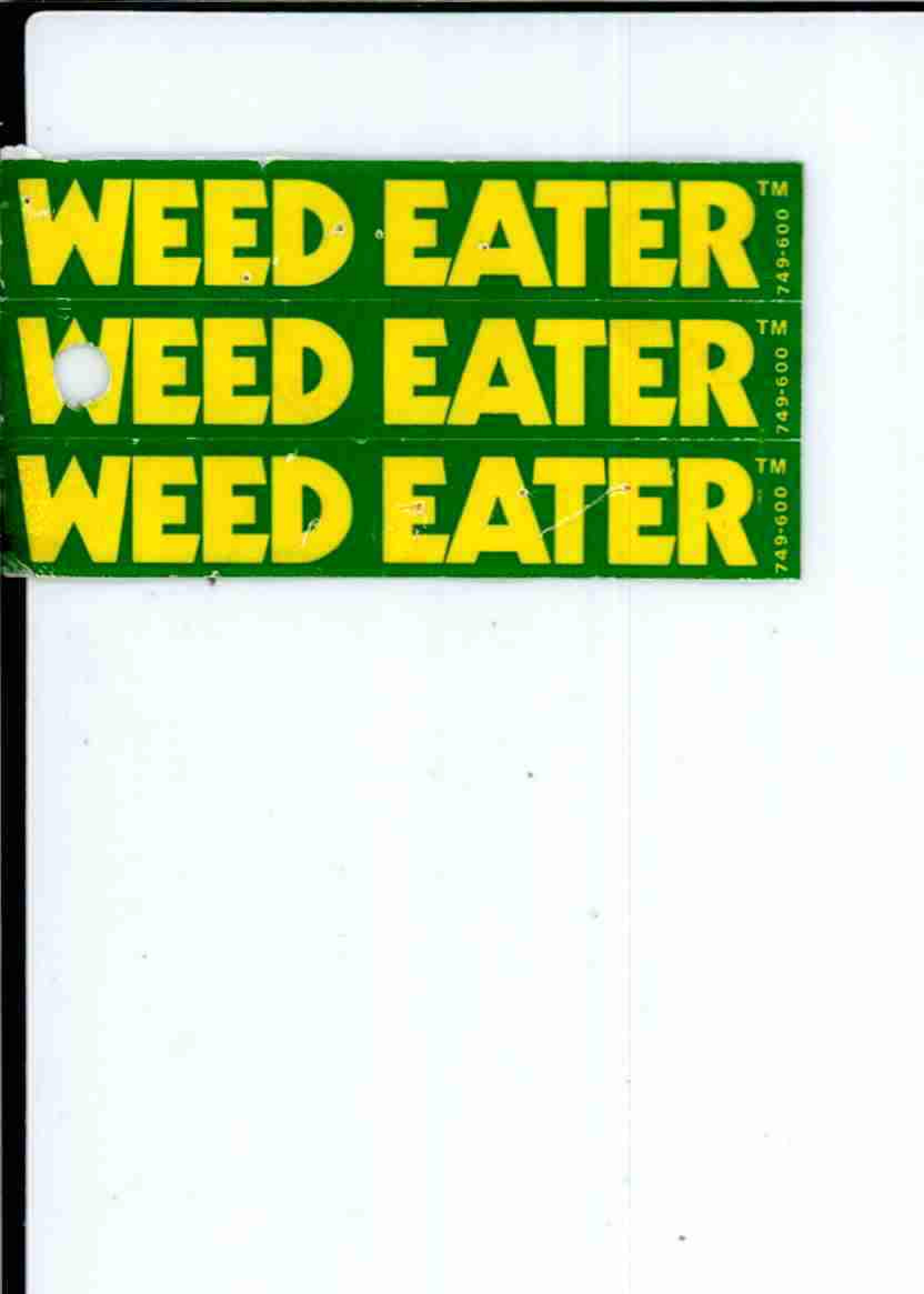  WEED EATER