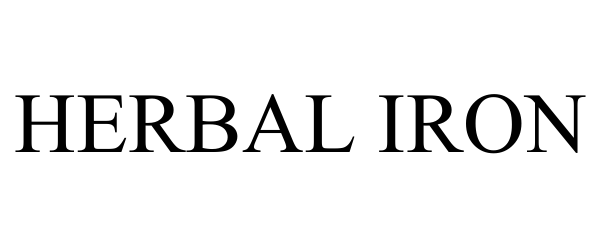 Trademark Logo HERBAL IRON