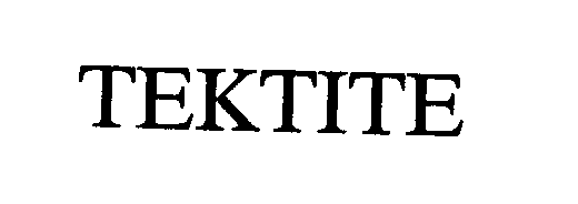 Trademark Logo TEKTITE