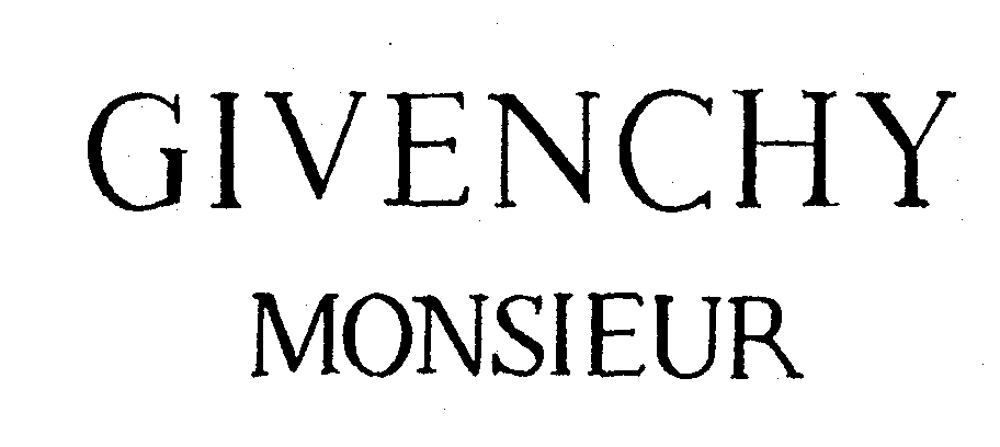 Trademark Logo GIVENCHY MONSIEUR
