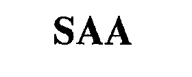 Trademark Logo SAA