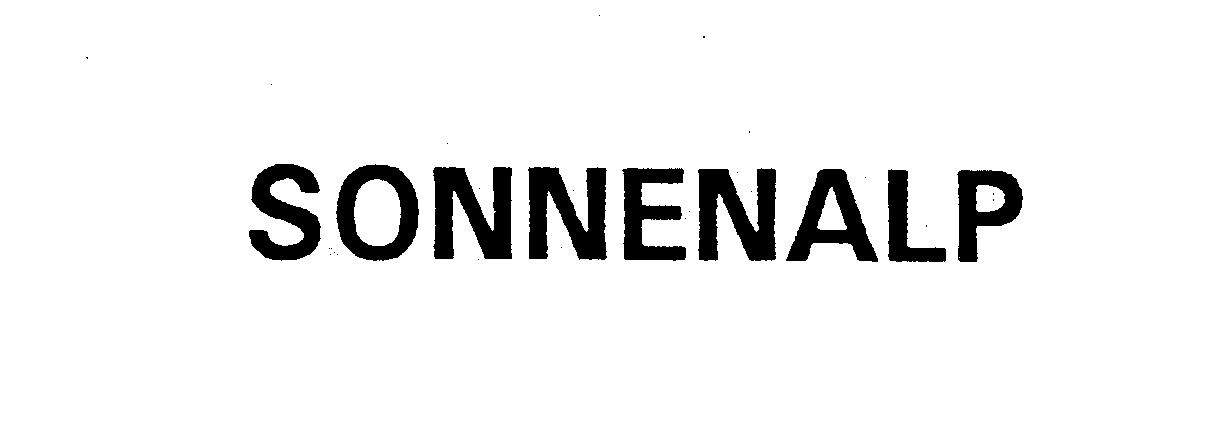 Trademark Logo SONNENALP