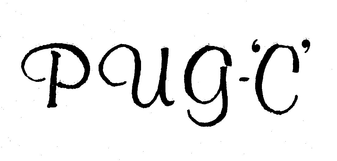 Trademark Logo PUG - 'C' BY BQ ENTERPRISES