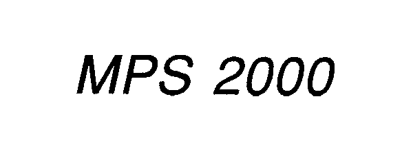 Trademark Logo MPS 2000