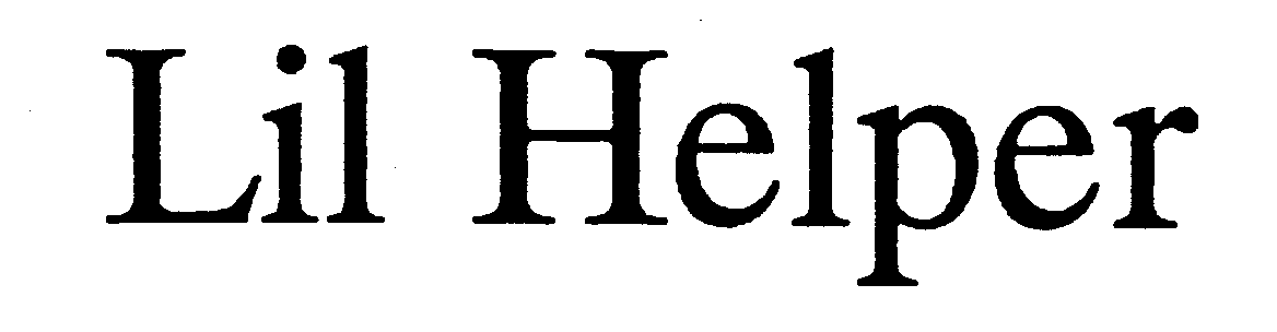 Trademark Logo LIL HELPER