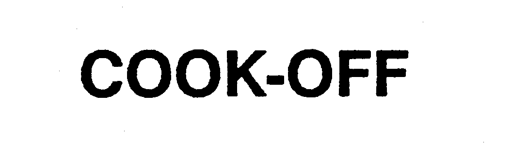 Trademark Logo COOK-OFF