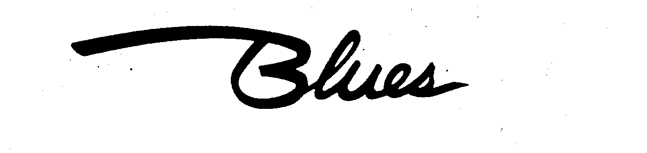 Trademark Logo BLUES