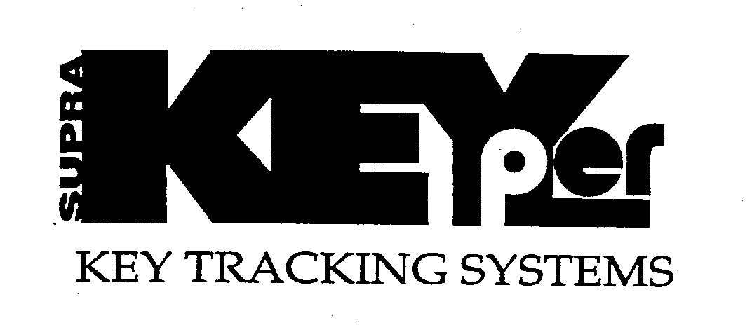  SUPRA KEYPER KEY TRACKING SYSTEMS