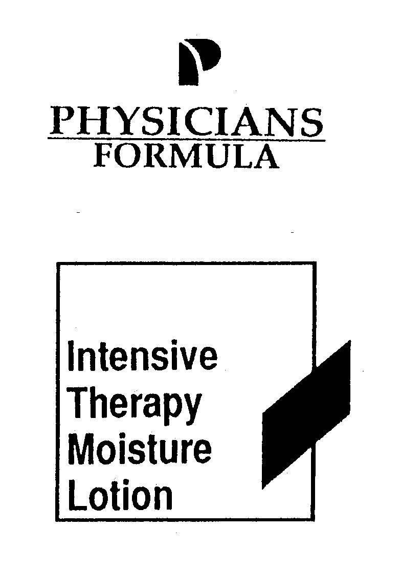  P PHYSICIANS FORMULA INTENSIVE THERAPY MOISTURE LOTION