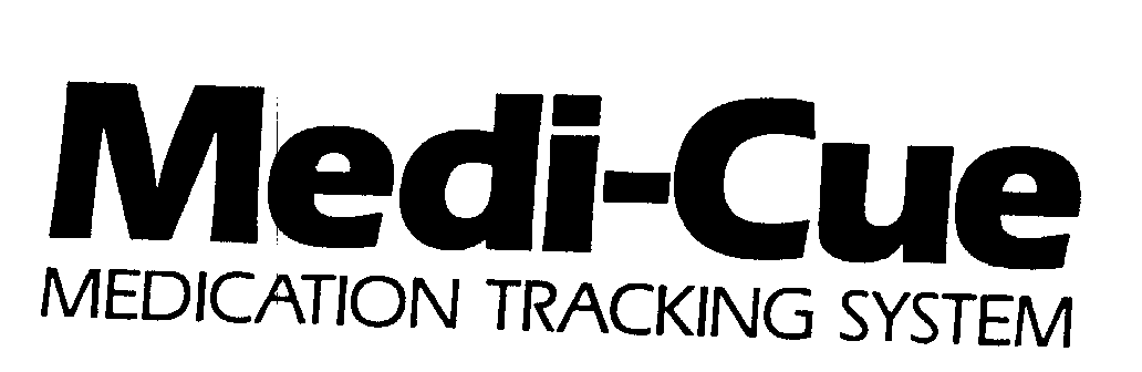 Trademark Logo MEDI-CUE MEDICATION TRACKING SYSTEM