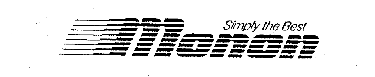Trademark Logo SIMPLY THE BEST MONON
