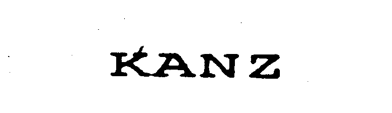 Trademark Logo KANZ